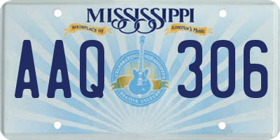 MS license plate AAQ306