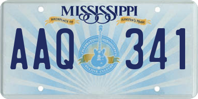 MS license plate AAQ341