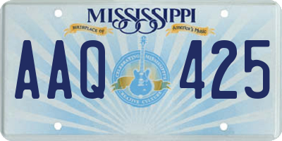 MS license plate AAQ425