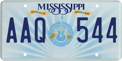 MS license plate AAQ544