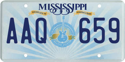 MS license plate AAQ659