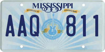 MS license plate AAQ811