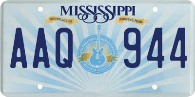 MS license plate AAQ944