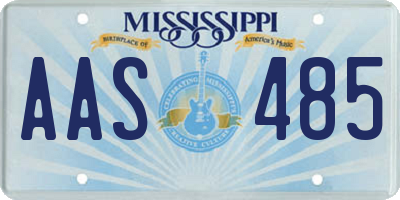 MS license plate AAS485