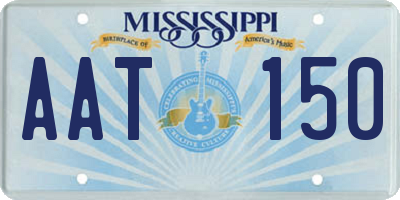 MS license plate AAT150