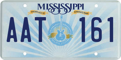 MS license plate AAT161