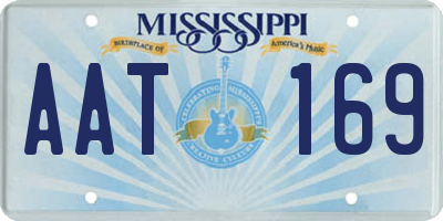 MS license plate AAT169