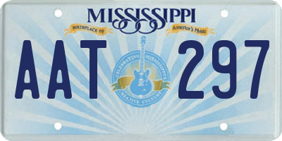 MS license plate AAT297