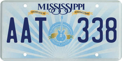 MS license plate AAT338