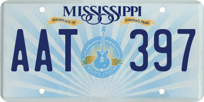 MS license plate AAT397