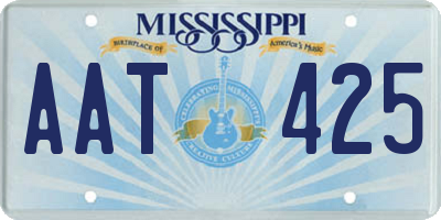 MS license plate AAT425