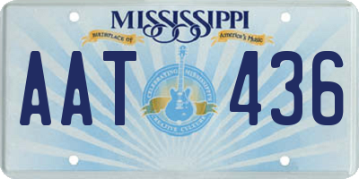 MS license plate AAT436