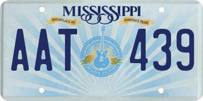 MS license plate AAT439