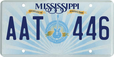 MS license plate AAT446