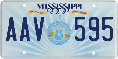 MS license plate AAV595