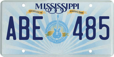 MS license plate ABE485