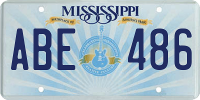 MS license plate ABE486
