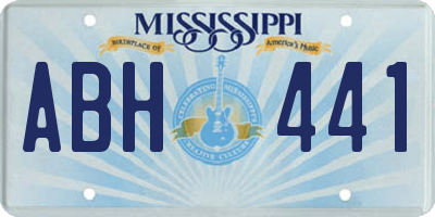 MS license plate ABH441
