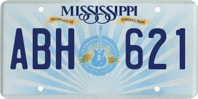 MS license plate ABH621