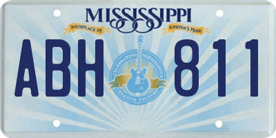 MS license plate ABH811