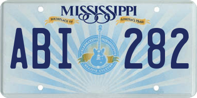 MS license plate ABI282
