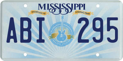 MS license plate ABI295