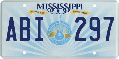 MS license plate ABI297