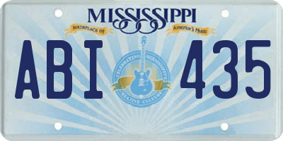 MS license plate ABI435