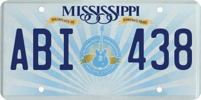 MS license plate ABI438
