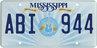 MS license plate ABI944