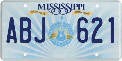MS license plate ABJ621