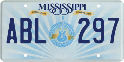 MS license plate ABL297
