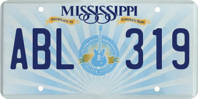 MS license plate ABL319