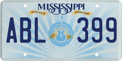 MS license plate ABL399