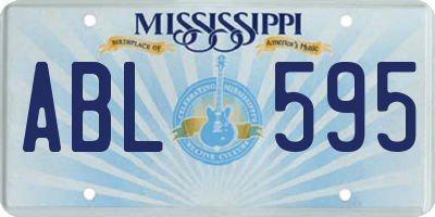 MS license plate ABL595