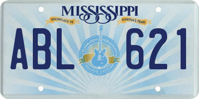 MS license plate ABL621
