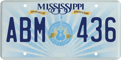MS license plate ABM436