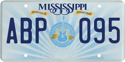 MS license plate ABP095