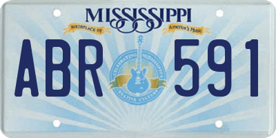 MS license plate ABR591