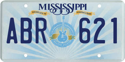 MS license plate ABR621