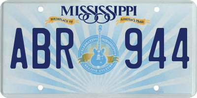 MS license plate ABR944