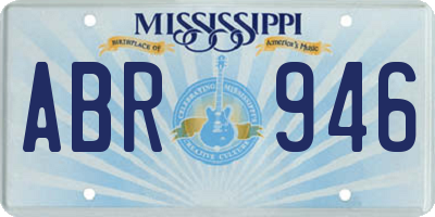 MS license plate ABR946