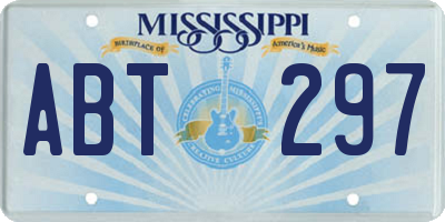 MS license plate ABT297