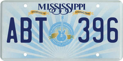 MS license plate ABT396