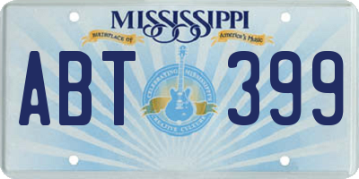 MS license plate ABT399