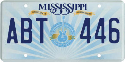 MS license plate ABT446