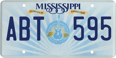 MS license plate ABT595