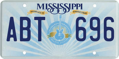 MS license plate ABT696