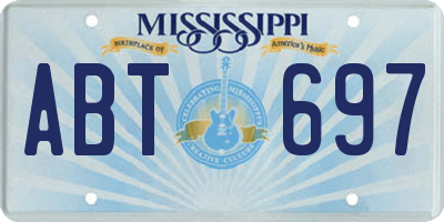 MS license plate ABT697