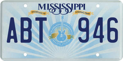 MS license plate ABT946
